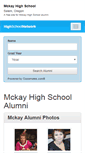 Mobile Screenshot of mckayhighschool.org